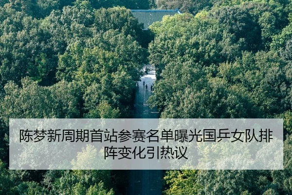 陈梦新周期首站参赛名单曝光国乒女队排阵变化引热议